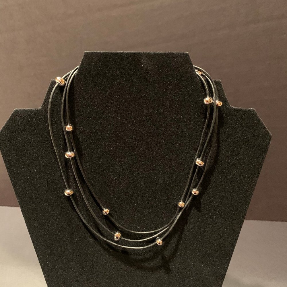 Black Vegan Leather Choker